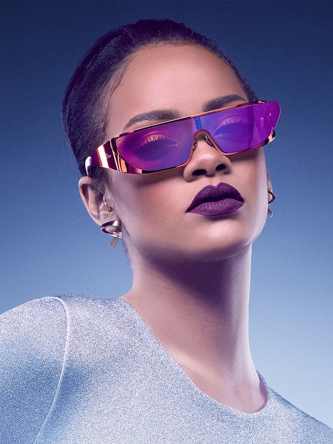 Rihanna y Dior presentan una colección futurista de gafas de sol