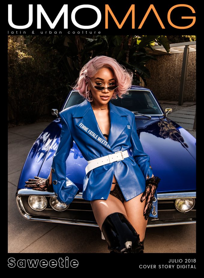 La nueva sensación femenina del rap californiano Saweetie ocupa la Cover Story digital del mes de Julio en UMOMAG