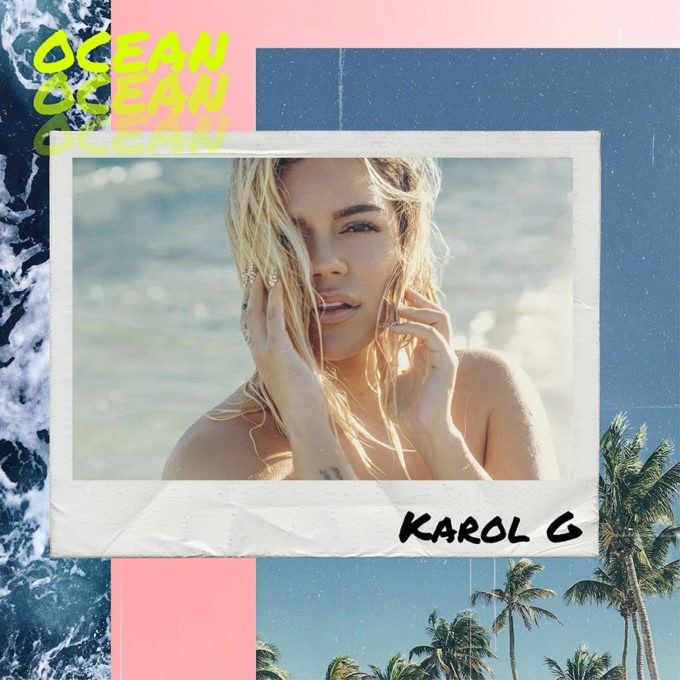 Karol G revela la portada de su segundo álbum 'Ocean' .